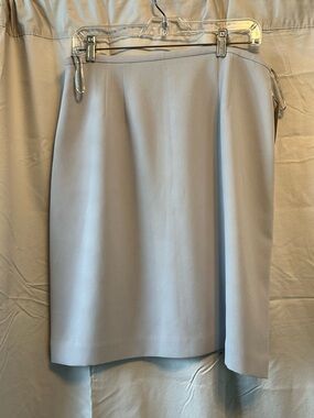 Amanda Smith Pale Blue Pencil Skirt